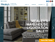 Tablet Screenshot of dev.mealeysfurniture.com
